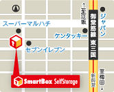 スマートボックス三国店の周辺地図